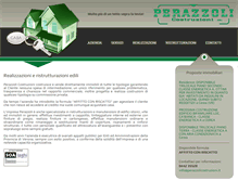 Tablet Screenshot of perazzolicostruzioni.it